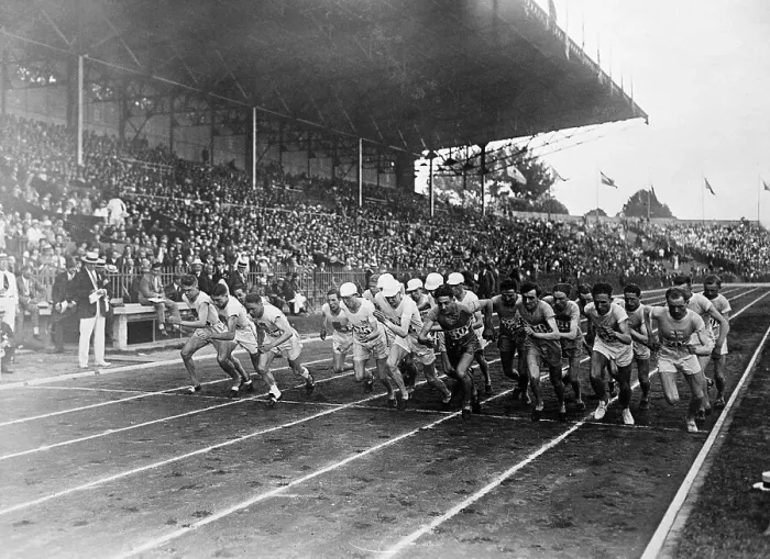 Framed Print : Start of 3, 000 Meter Olympic Race Framed Print : Start of 3, 000 Meter Olympic Race