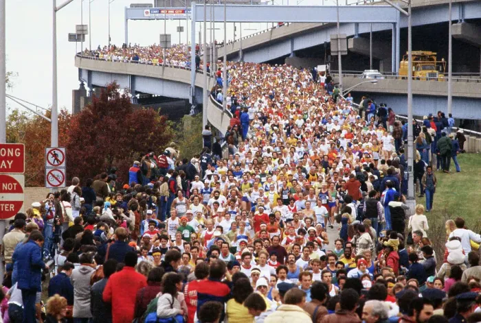 Framed Print : Start of New York City Marathon Framed Print : Start of New York City Marathon