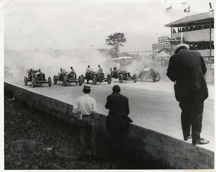 Framed Print : Starting Lineup of Auto Race Framed Print : Starting Lineup of Auto Race