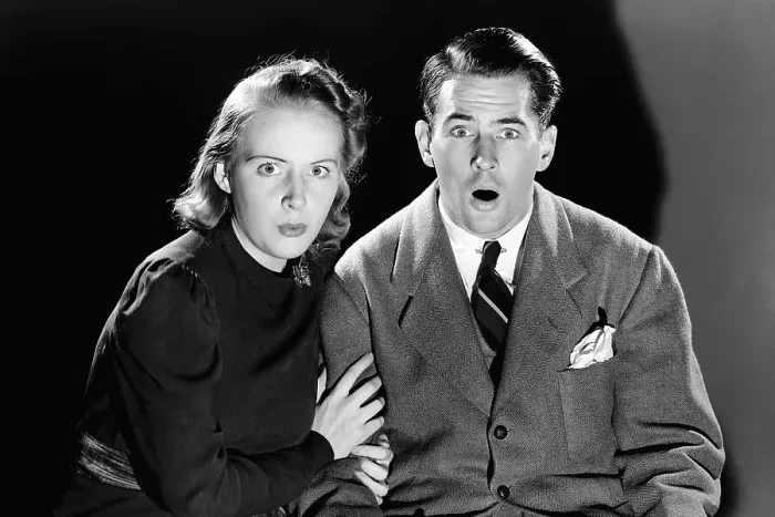 Framed Print : Startled Couple Framed Print : Startled Couple