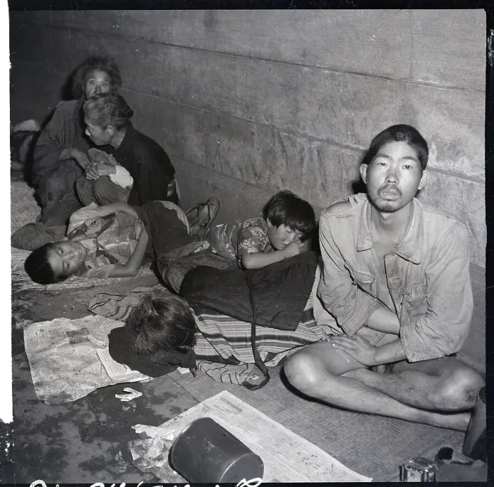 Framed Print : Starving People In Post War Tokyo