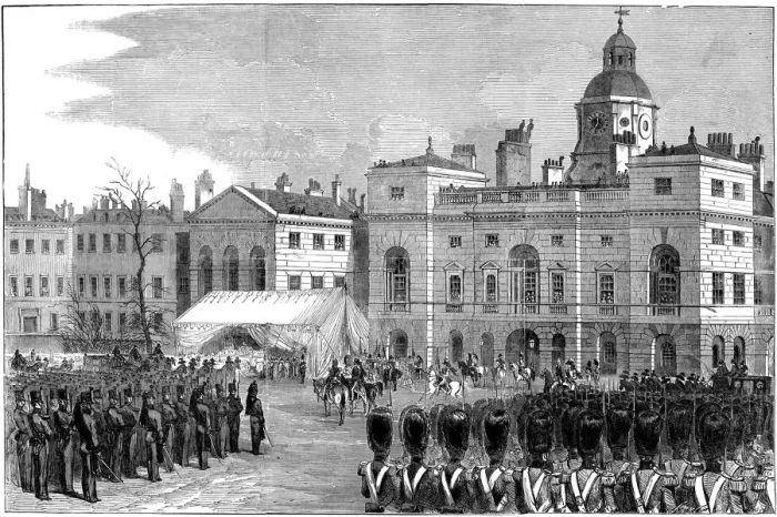 Framed Print : State funeral: the Duke of Wellington, London 1852 (engraved illustration) Framed Print : State funeral: the Duke of Wellington, London 1852 (engraved illustration)