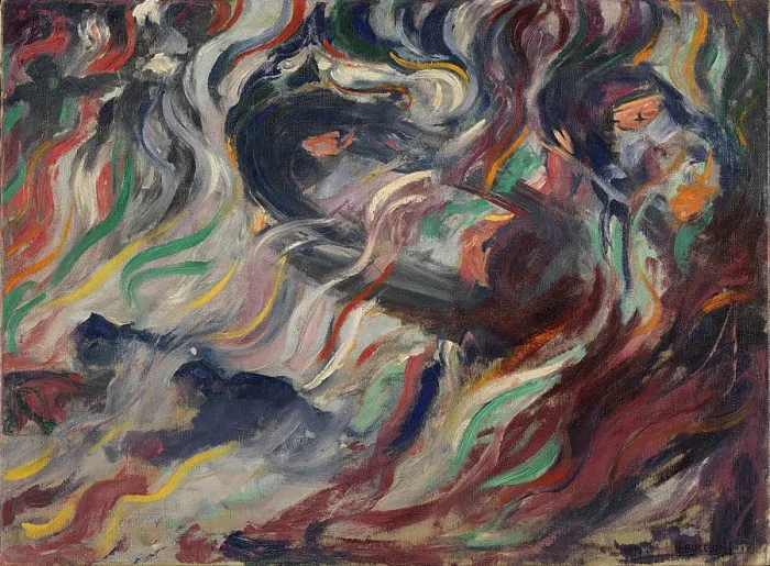 Framed Print : States of Mind - The farewells or Study for States of Minds - The Farewells (Stati d'animo (I) - Gli addii), by Umberto Boccioni, 1911, 20th Century, oil on canvas, 71 x 96 cm Framed Print : States of Mind - The farewells or Study for States of Minds - The Farewells (Stati d'animo (I) - Gli addii), by Umberto Boccioni, 1911, 20th Century, oil on canvas, 71 x 96 cm