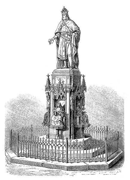 Statue of Charles IV in Prague