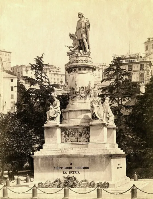 Framed Print : Statue of Christopher Columbus Framed Print : Statue of Christopher Columbus