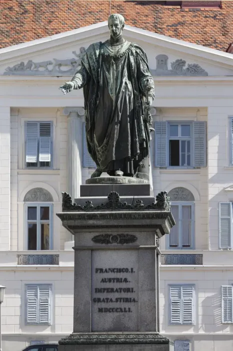 Framed Print : Statue of Emperor Franz I of Austria, Freiheitsplatz square, Graz, Styria, Austria, Europe Framed Print : Statue of Emperor Franz I of Austria, Freiheitsplatz square, Graz, Styria, Austria, Europe