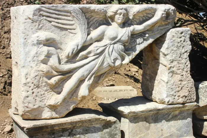 Framed Print : Statue of the goddess Nike, Ephesus, Turkey Framed Print : Statue of the goddess Nike, Ephesus, Turkey