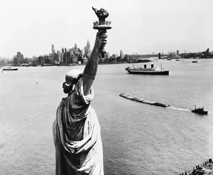Framed Print : Statue of Liberty and New York Harbor Framed Print : Statue of Liberty and New York Harbor