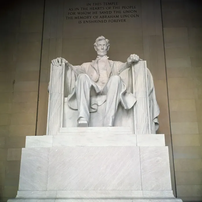 Framed Print : Statue of the Lincoln Memorial Framed Print : Statue of the Lincoln Memorial