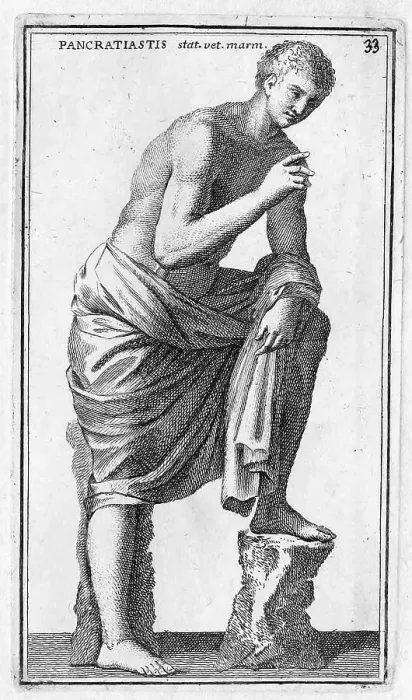 Framed Print : Statue of a pankratiast, martial artist at the ancient Greek festival, first attested in 648 BC at the 33rd Olympic Games, historical Rome, Italy, digital reproduction of an 18th century original, original date unknown Framed Print : Statue of a pankratiast, martial artist at the ancient Greek festival, first attested in 648 BC at the 33rd Olympic Games, historical Rome, Italy, digital reproduction of an 18th century original, original date unknown