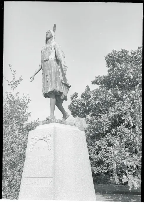 Framed Print : Statue of Pocahontas Framed Print : Statue of Pocahontas