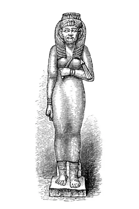 Framed Print : Statue of queen Ameniritis Framed Print : Statue of queen Ameniritis