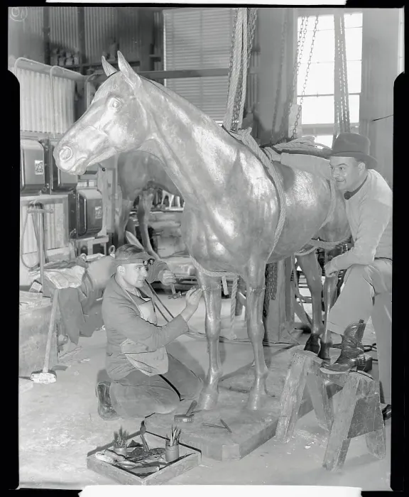 Framed Print : Statue of Racehorse Seabiscuit Framed Print : Statue of Racehorse Seabiscuit