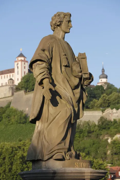 Framed Print : Statue of Saint Totnan, Alte Mainbruecke bridge, Wuerzburg, Lower Franconia, Franconia, Bavaria, Germany, Europe, PublicGround Framed Print : Statue of Saint Totnan, Alte Mainbruecke bridge, Wuerzburg, Lower Franconia, Franconia, Bavaria, Germany, Europe, PublicGround