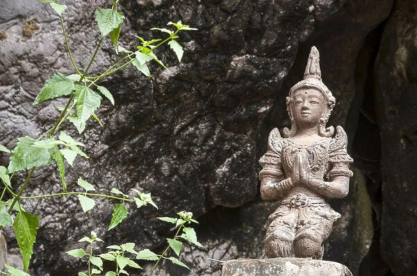 Statue or sculpture in front of the Buddha Cave, Mae Cham, Chiang Rai Province, Northern Thailand, Thailand, Asia