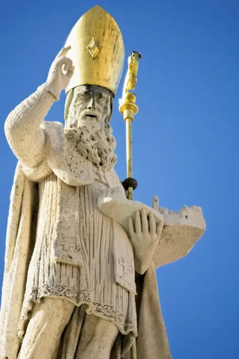 Framed Print : Statue of St. Blaise in Dubrovnik, Croatia Framed Print : Statue of St. Blaise in Dubrovnik, Croatia