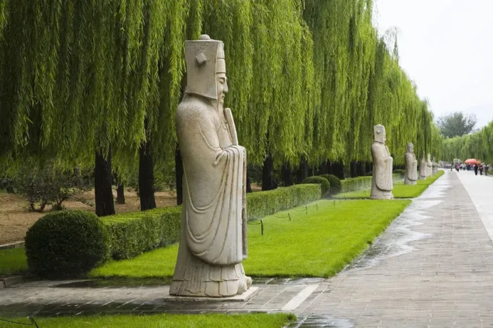 Framed Print : Statues at Ming Dynasty Tombs Framed Print : Statues at Ming Dynasty Tombs