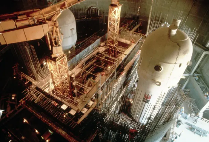 Framed Print : Steam Generators Of Nuclear Reactor
