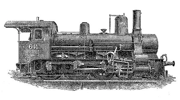 Steam locomotive for passenger transport