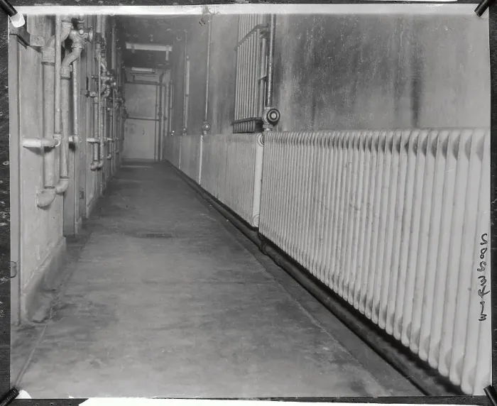 Framed Print : Steam Pipes and Radiators in Philadelphia County Jail Framed Print : Steam Pipes and Radiators in Philadelphia County Jail