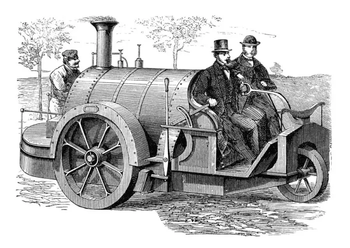 Framed Print : Steam road carriage Framed Print : Steam road carriage