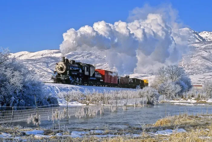 Framed Print : Steam at Snake Creek Framed Print : Steam at Snake Creek