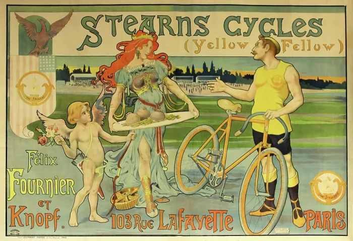 Framed Print : Stearns Cycles Framed Print : Stearns Cycles