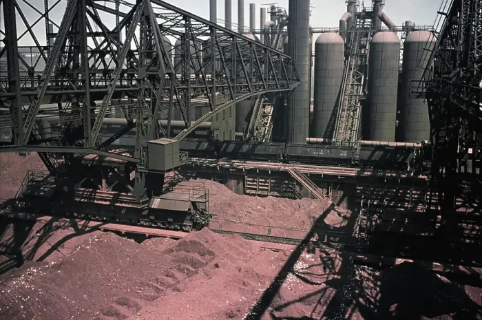 Framed Print : US Steel Mill
