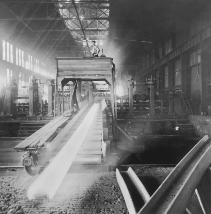 Framed Print : Steel Foundry