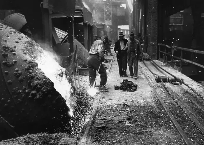 Framed Print : Steel Works Framed Print : Steel Works