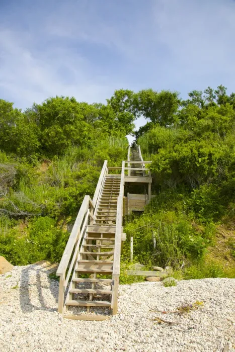 Framed Print : Steep staircase, Southold, NY Framed Print : Steep staircase, Southold, NY