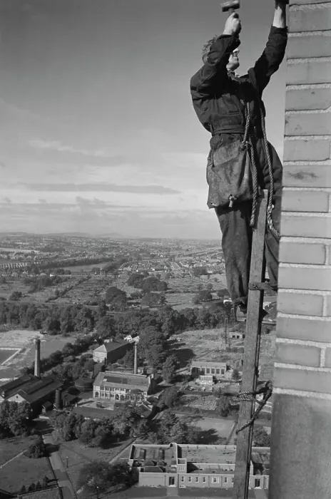 Framed Print : A Steeplejack, 1942 Framed Print : A Steeplejack, 1942