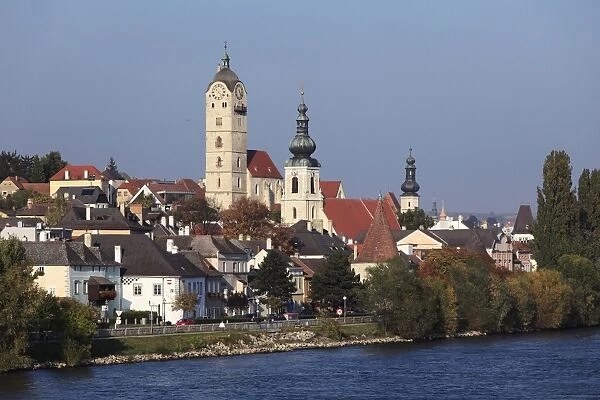 Stein on the Danube river, Wachau valley, Waldviertel region, Lower Austria, Austria, Europe