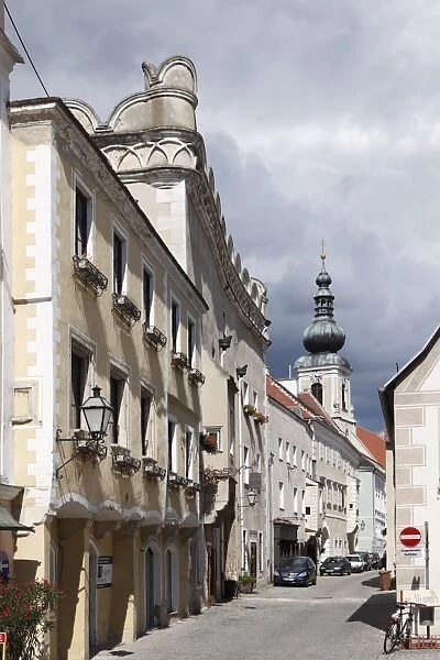 Steiner Landstrasse street, Stein, Wachau valley, Waldviertel region, Lower Austria, Austria, Europe