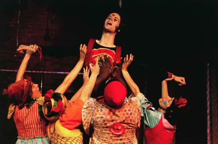 Framed Print : Stephen Nathan in Godspell Framed Print : Stephen Nathan in Godspell