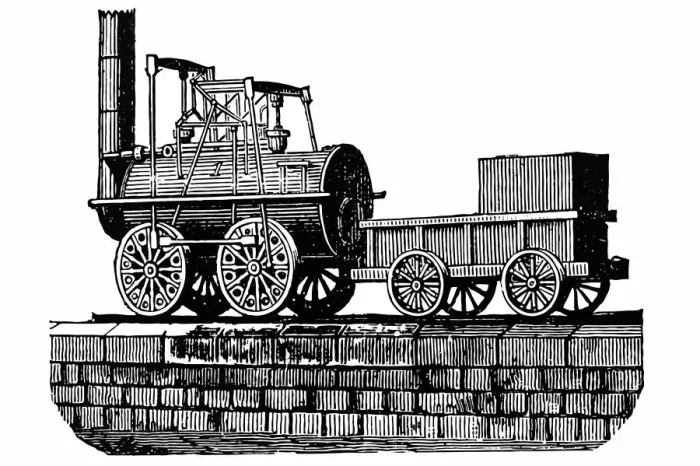 Framed Print : Stephensons locomotive