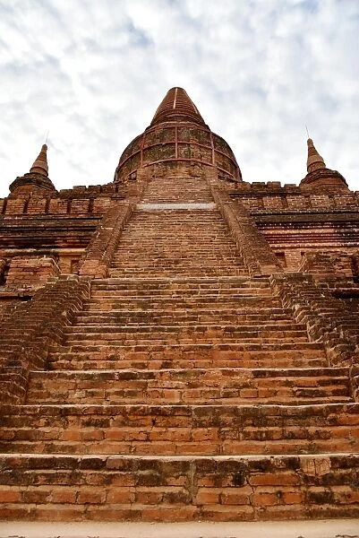 steps and stairs at Bagan, unesco ruins Myanmar. Asia