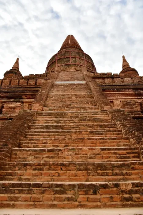 Framed Print : steps and stairs at Bagan, unesco ruins Myanmar. Asia Framed Print : steps and stairs at Bagan, unesco ruins Myanmar. Asia