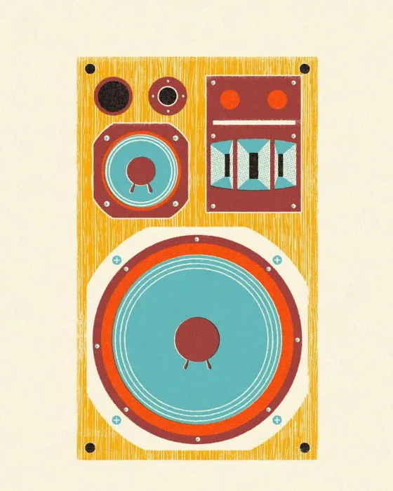 Framed Print : Stereo Speaker Framed Print : Stereo Speaker