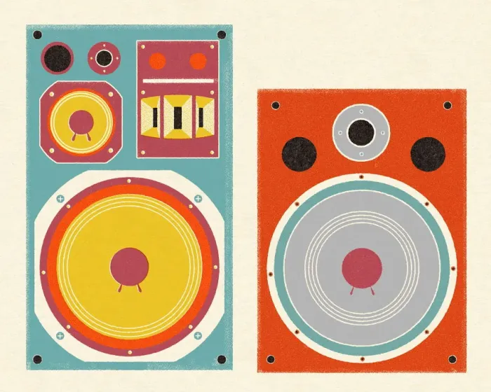 Framed Print : Stereo Speakers Framed Print : Stereo Speakers