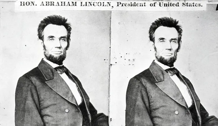 Framed Print : Stereopticon View Of Abraham Lincoln