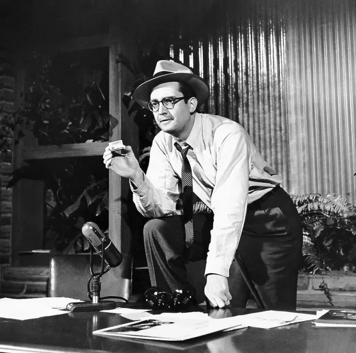 Framed Print : Steve Allen on Set of The Tonight Show Framed Print : Steve Allen on Set of The Tonight Show