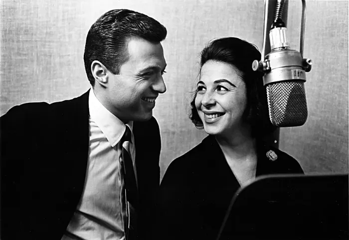 Framed Print : Steve & Eydie In The Studio