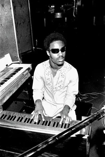 Stevie Wonder at the Keyboards Print, 1972. Art Prints, Posters