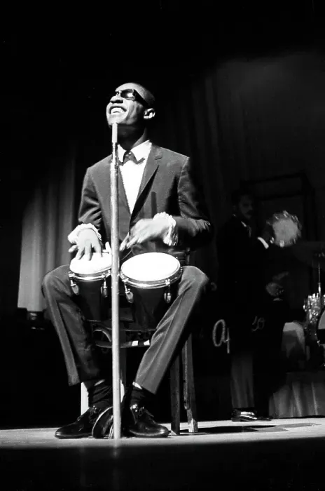Framed Print : Stevie Wonder Performing Framed Print : Stevie Wonder Performing
