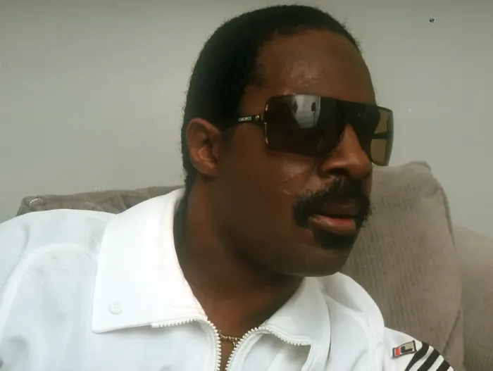 Framed Print : Stevie Wonder Portrait Session At Home