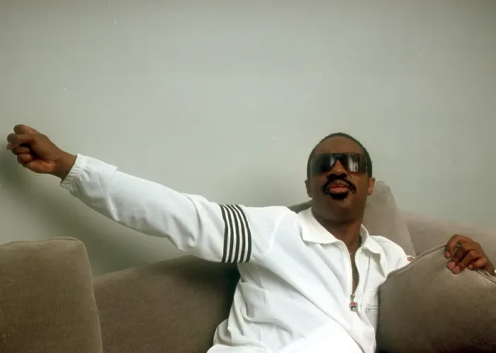 Framed Print : Stevie Wonder Portrait Session At Home