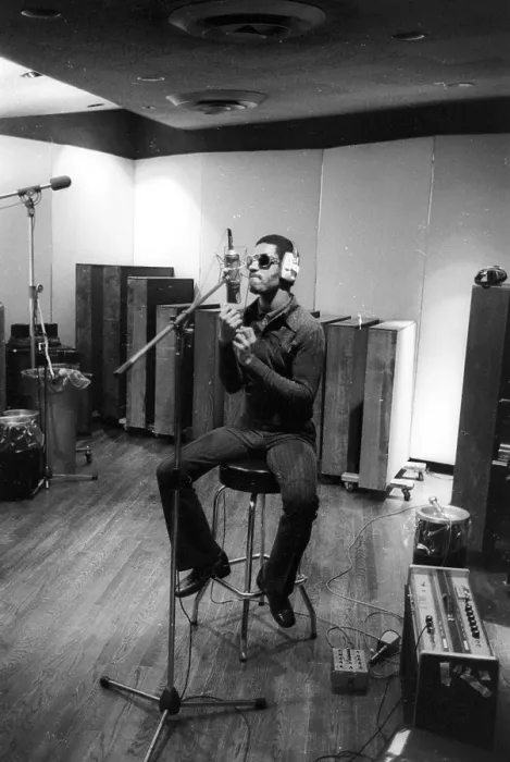 Framed Print : Stevie Wonder Recording Talking Book