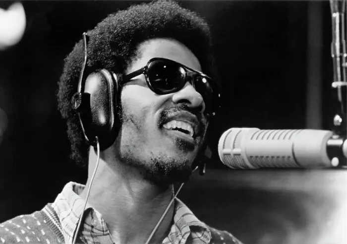 Framed Print : Stevie Wonder In the Studio Framed Print : Stevie Wonder In the Studio