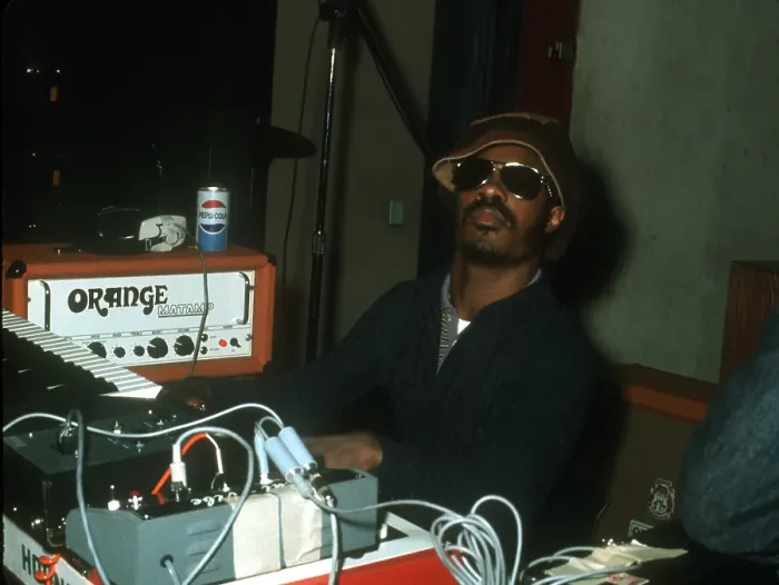 Framed Print : Stevie Wonder In The Studio Framed Print : Stevie Wonder In The Studio